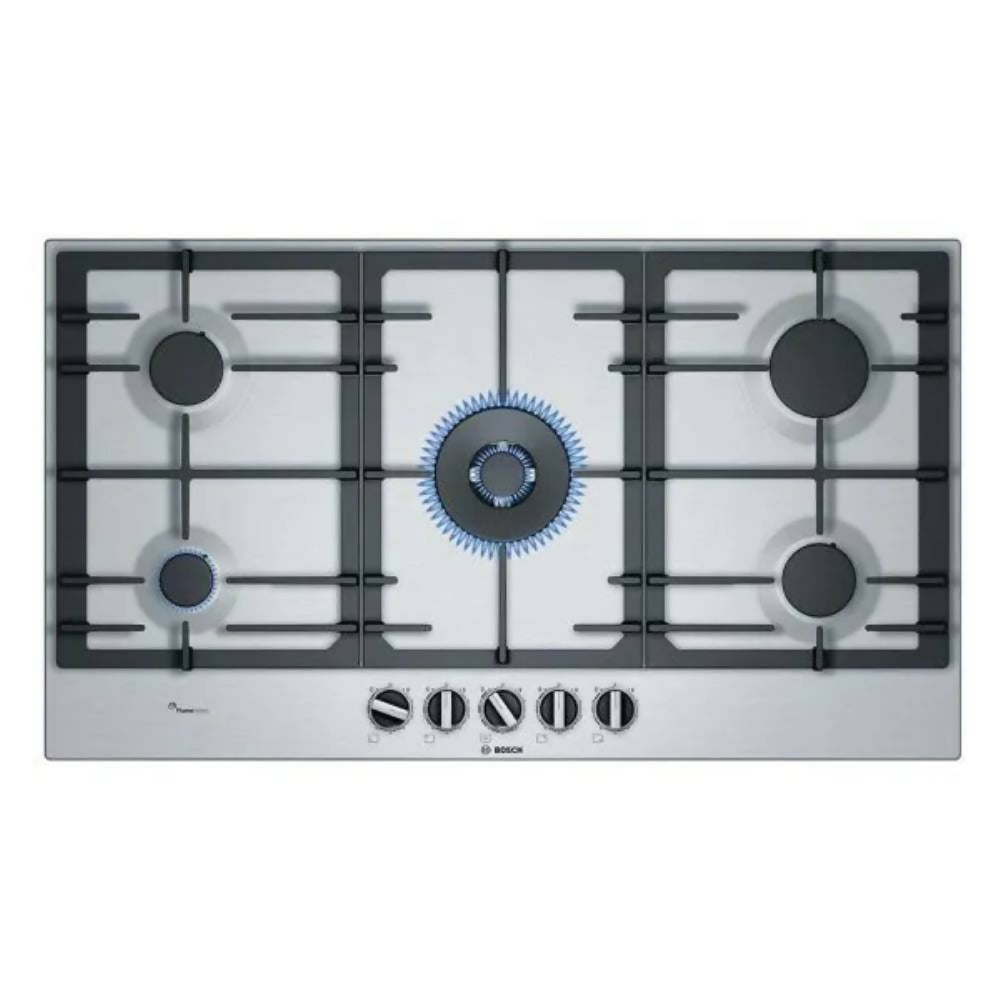 Bosch Gas Built-In Hob 5 Burners 90 Cm Stainless PCR9A5B90. Bosch Gas Built-In Hob 5 Burners 90 Cm Stainless PCR9A5B90.